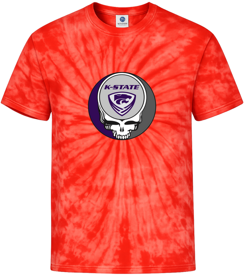 Kansas State University Stealie Tie-Dye T-Shirt