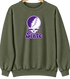 State Stealie Premium Unisex Crewneck — Design: Kansas State University — Military Green