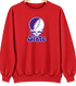State Stealie Premium Unisex Crewneck — Design: Kansas State University — Red