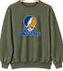 Kearney Stealie Premium Unisex Crewneck — Design: Nebraska at Kearney University of — Military Green
