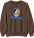 Kearney Stealie Premium Unisex Crewneck — Design: Nebraska at Kearney University of — Brown