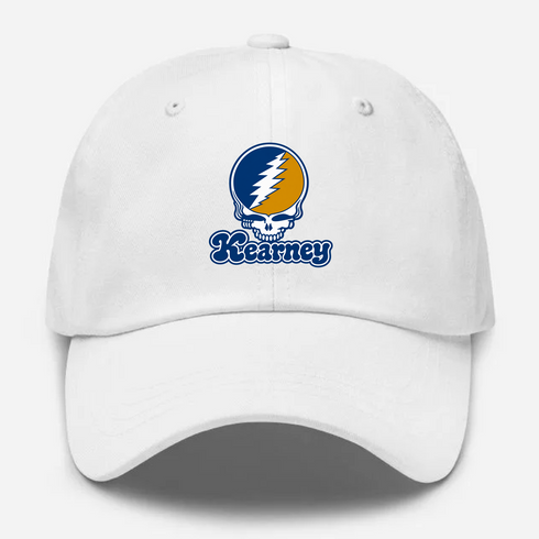 Kearney Stealie Premium Unisex Dad Hat — Design: Nebraska at Kearney University of — White