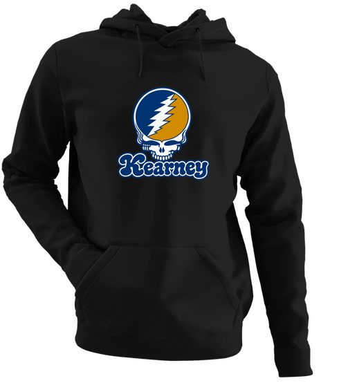 Kearney Stealie Premium Unisex Hoodie — Design: Nebraska at Kearney University of — Black