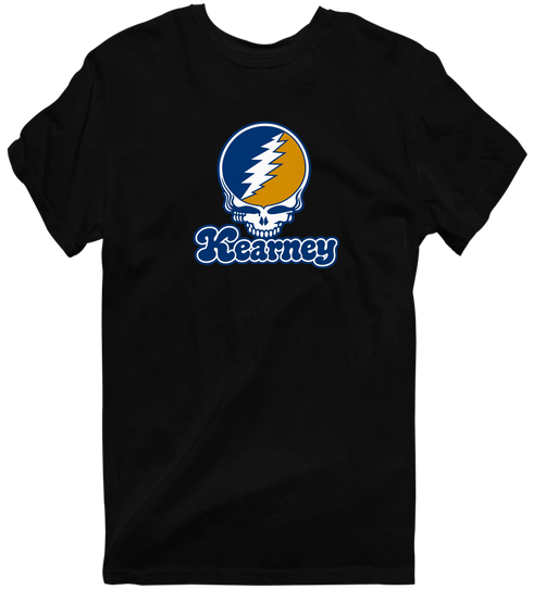 Kearney Stealie Premium Unisex T-Shirt — Design: Nebraska at Kearney University of — Black