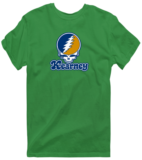 Kearney Stealie Premium Unisex T-Shirt — Design: Nebraska at Kearney University of — Irish Green