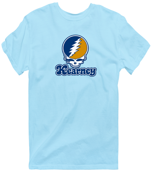 Kearney Stealie Premium Unisex T-Shirt — Design: Nebraska at Kearney University of — Light Blue