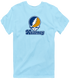 Kearney Stealie Premium Unisex T-Shirt — Design: Nebraska at Kearney University of — Light Blue