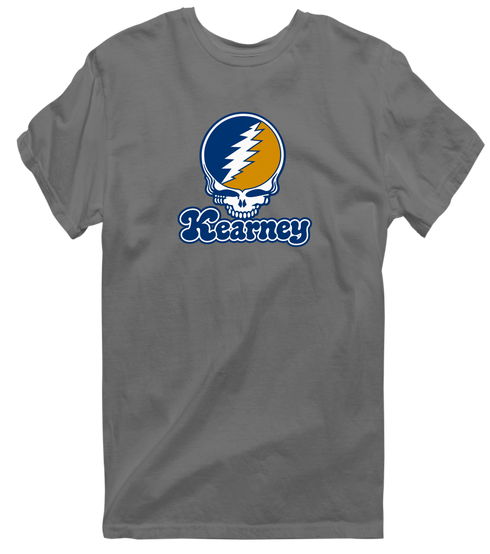 Kearney Stealie Premium Unisex T-Shirt — Design: Nebraska at Kearney University of — Charcoal