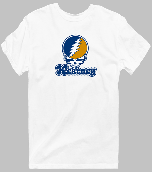Kearney Stealie Premium Unisex T-Shirt — Design: Nebraska at Kearney University of — White
