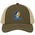 Kearney Stealie Premium Unisex Trucker Cap — Design: Nebraska at Kearney University of — Moss/Khaki