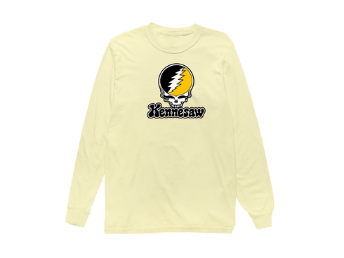 Kennesaw Stealie Premium Unisex Long-Sleeve — Butter