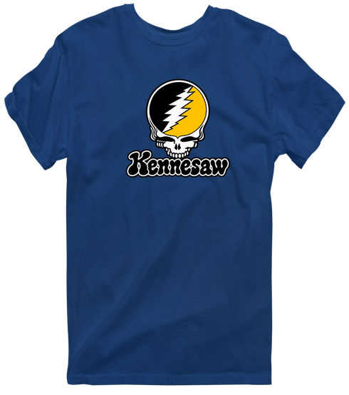 Kennesaw Stealie Premium Unisex T-Shirt — Design: Kennesaw State University — Navy