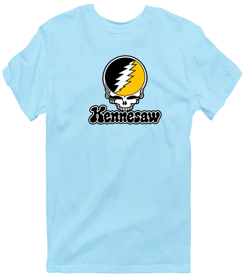 Kennesaw Stealie Premium Unisex T-Shirt — Design: Kennesaw State University — Light Blue