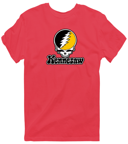 Kennesaw Stealie Premium Unisex T-Shirt — Design: Kennesaw State University — Heather Red