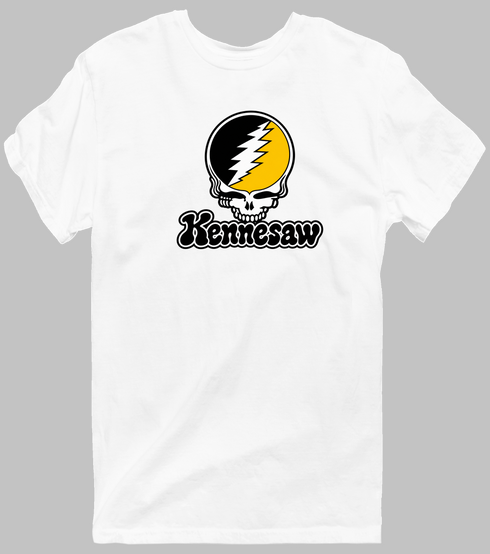 Kennesaw Stealie Premium Unisex T-Shirt — Design: Kennesaw State University — White