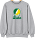 Kentucky Stealie Premium Unisex Crewneck — Design: Kentucky State University — Sport Grey