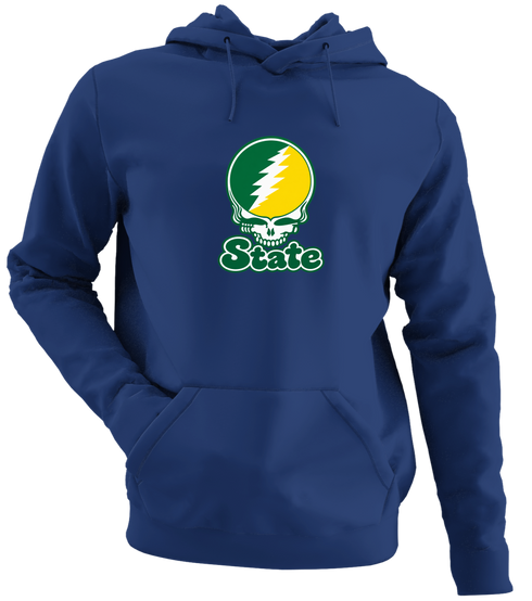 Kentucky Stealie Premium Unisex Hoodie — Design: Kentucky State University — Navy