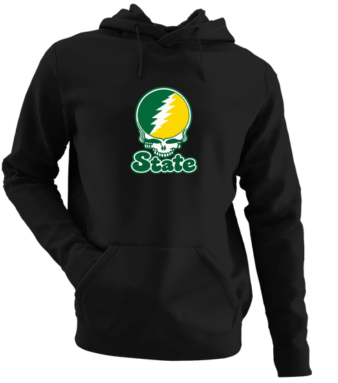 Kentucky Stealie Premium Unisex Hoodie — Design: Kentucky State University — Black