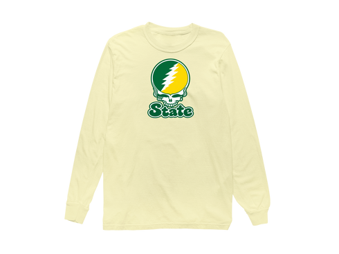 Kentucky Stealie Premium Unisex Long-Sleeve — Design: Kentucky State University — Butter