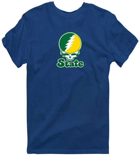 Kentucky Stealie Premium Unisex T-Shirt — Design: Kentucky State University — Navy