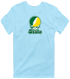 Kentucky Stealie Premium Unisex T-Shirt — Design: Kentucky State University — Light Blue