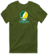 Kentucky Stealie Premium Unisex T-Shirt — Design: Kentucky State University — Military Green