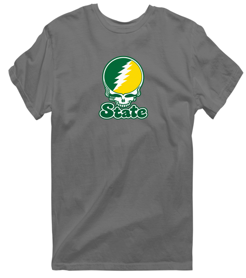 Kentucky Stealie Premium Unisex T-Shirt — Design: Kentucky State University — Charcoal
