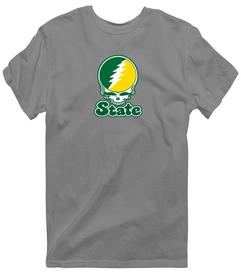 Kentucky Stealie Premium Unisex T-Shirt — Design: Kentucky State University — Dark Heather