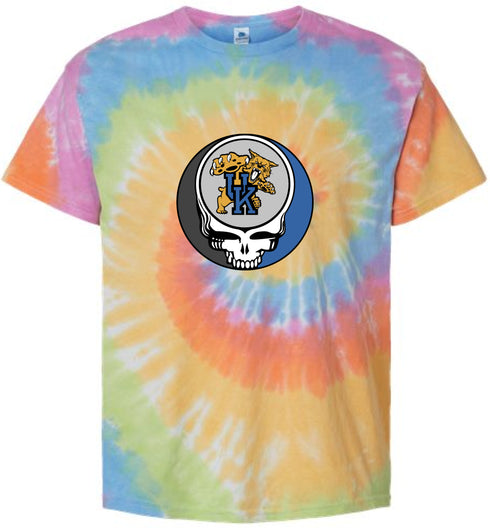 University of Kentucky Stealie Tie-Dye T-Shirt