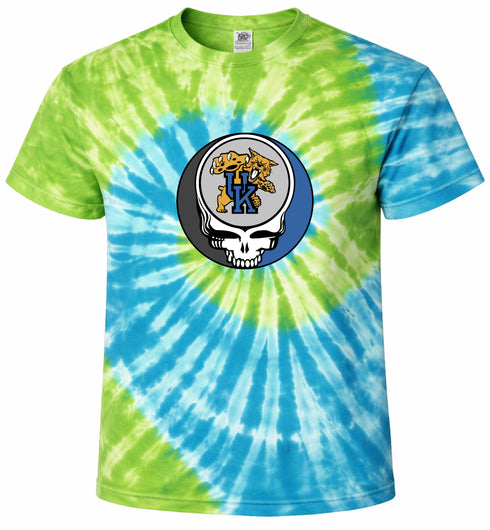 University of Kentucky Stealie Tie-Dye T-Shirt