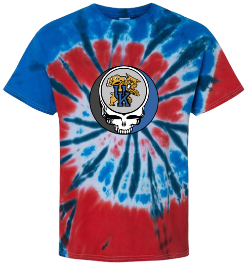University of Kentucky Stealie Tie-Dye T-Shirt