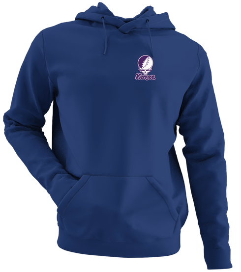 Kenyon Stealie Premium Unisex Hoodie — Design: Kenyon College — Navy