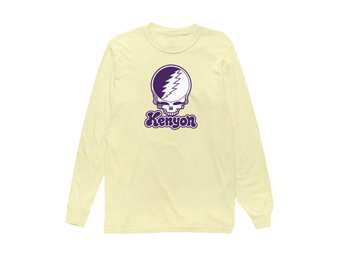 Kenyon Stealie Premium Unisex Long-Sleeve — Design: Kenyon College — Butter