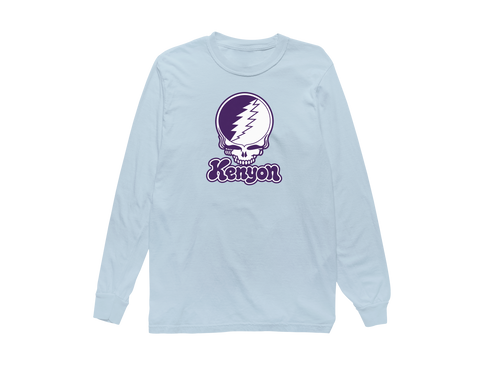 Kenyon Stealie Premium Unisex Long-Sleeve — Design: Kenyon College — Chambray