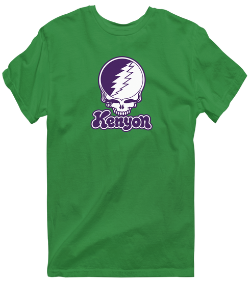 Kenyon Stealie Premium Unisex T-Shirt — Design: Kenyon College — Irish Green