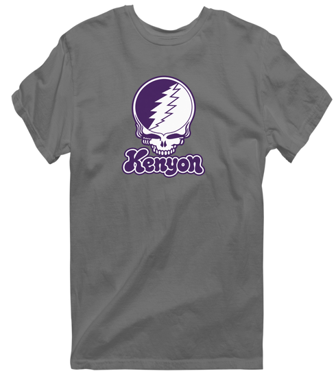 Kenyon Stealie Premium Unisex T-Shirt — Design: Kenyon College — Charcoal