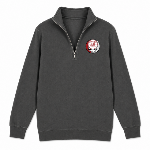 Brooklyn Law - Premium Grateful Dead Quarter-Zip Pullover - Charcoal - 5