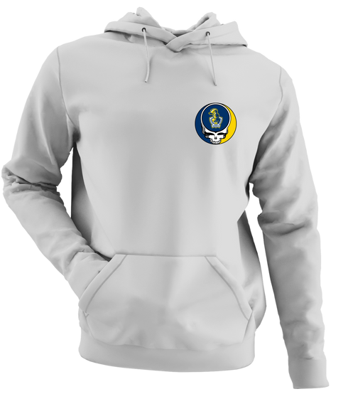 Newumann - Premium Grateful Dead Left Chest Hoodie - Sport Grey - 9