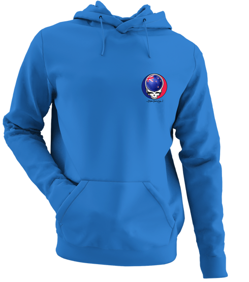 New Zealand FIFA World Cup - Premium Grateful Dead Left Chest Hoodie - Heather Royal - 5