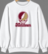 Kutztown Stealie Premium Unisex Crewneck — Design: Kutztown University (PASSHE) — White
