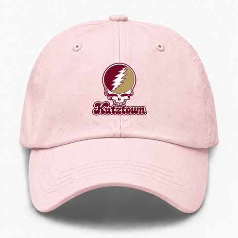 Kutztown Stealie Premium Unisex Dad Hat — Design: Kutztown University (PASSHE) — Pink