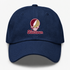 Kutztown Stealie Premium Unisex Dad Hat — Design: Kutztown University (PASSHE) — Navy