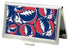 Grateful Dead - Business Card Holder - SMALL - Steal Your Face Stacked FCG Red White Blue - StealieShop