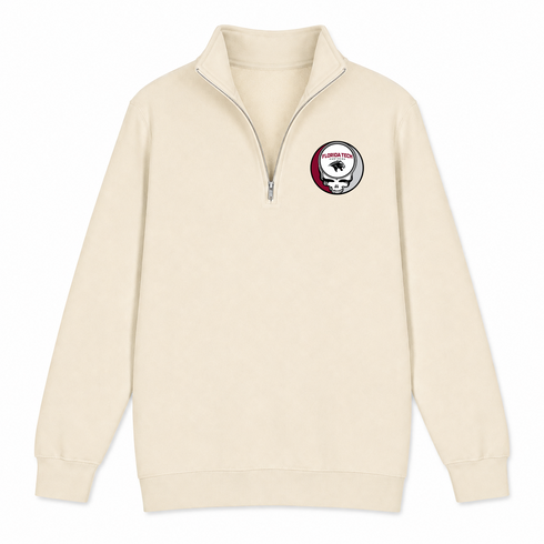 Florida Tech - Premium Grateful Dead Quarter-Zip Pullover - Sand - 2