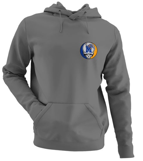 Memphis University - Premium Grateful Dead Left Chest Hoodie - Charcoal