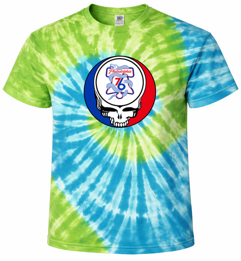 1433 - Custom Stealie Tie-Dye