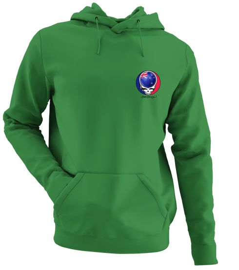 New Zealand FIFA World Cup - Premium Grateful Dead Left Chest Hoodie - Irish Green - 6