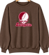Lafayette Stealie Premium Unisex Crewneck — Design: Lafayette College — Brown
