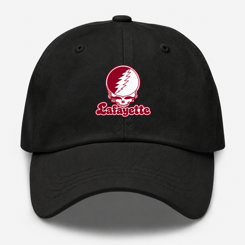 Lafayette Stealie Premium Unisex Dad Hat — Design: Lafayette College — Black