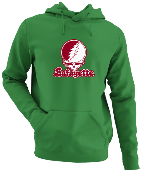 Lafayette Stealie Premium Unisex Hoodie — Design: Lafayette College — Irish Green
